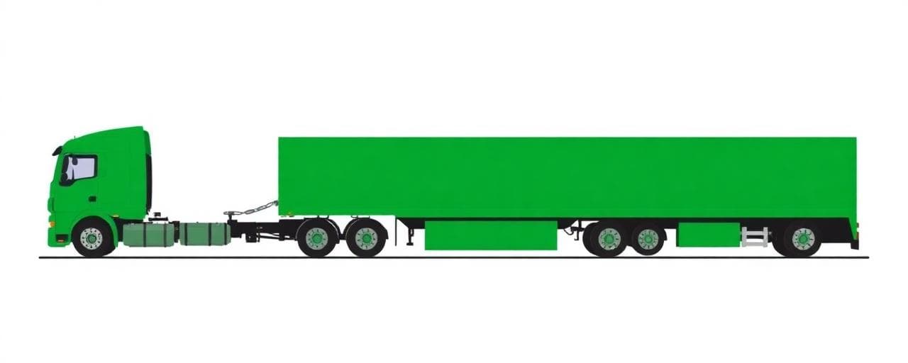 Semi tipper truck and trailer