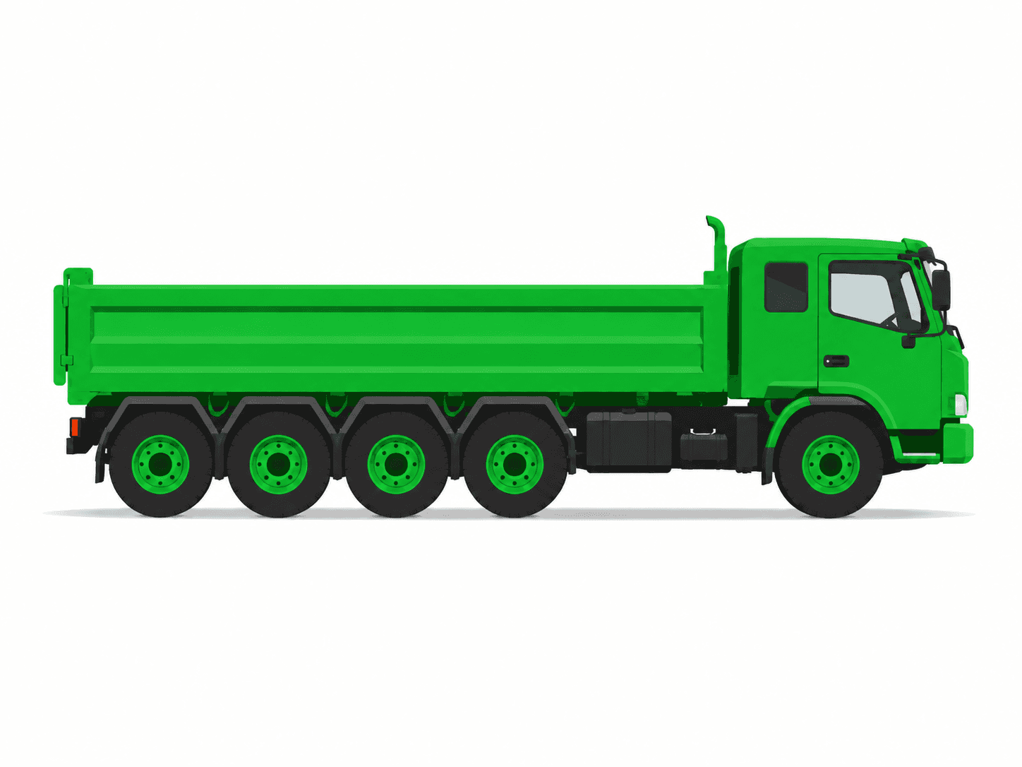 10 wheeler rigid tipper truck