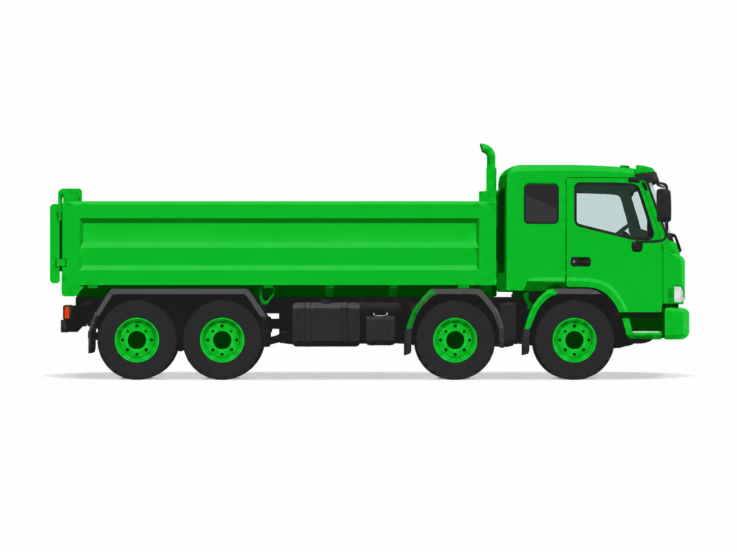 8 wheeler rigid tipper truck