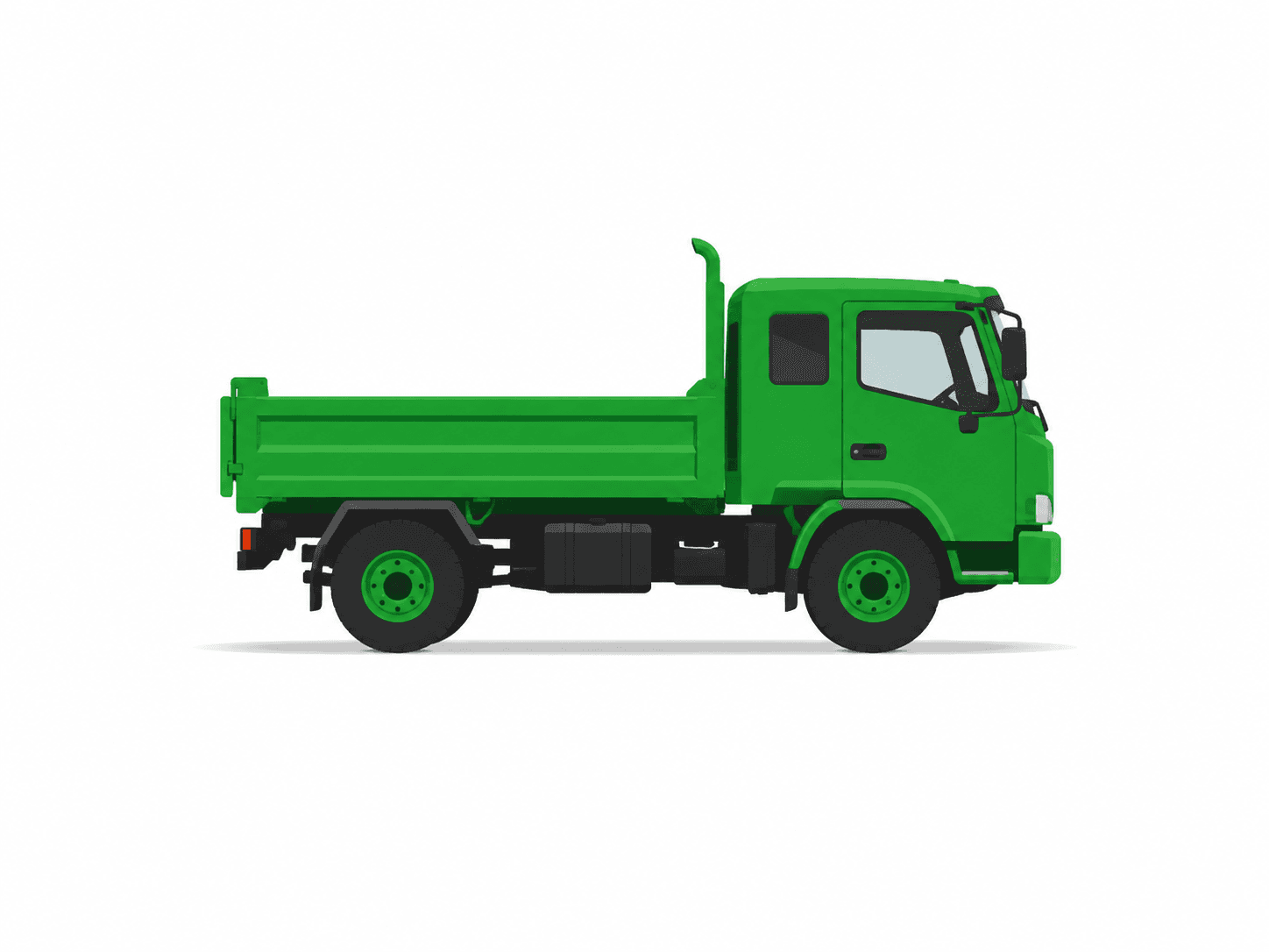 Small single-axle tipper truck