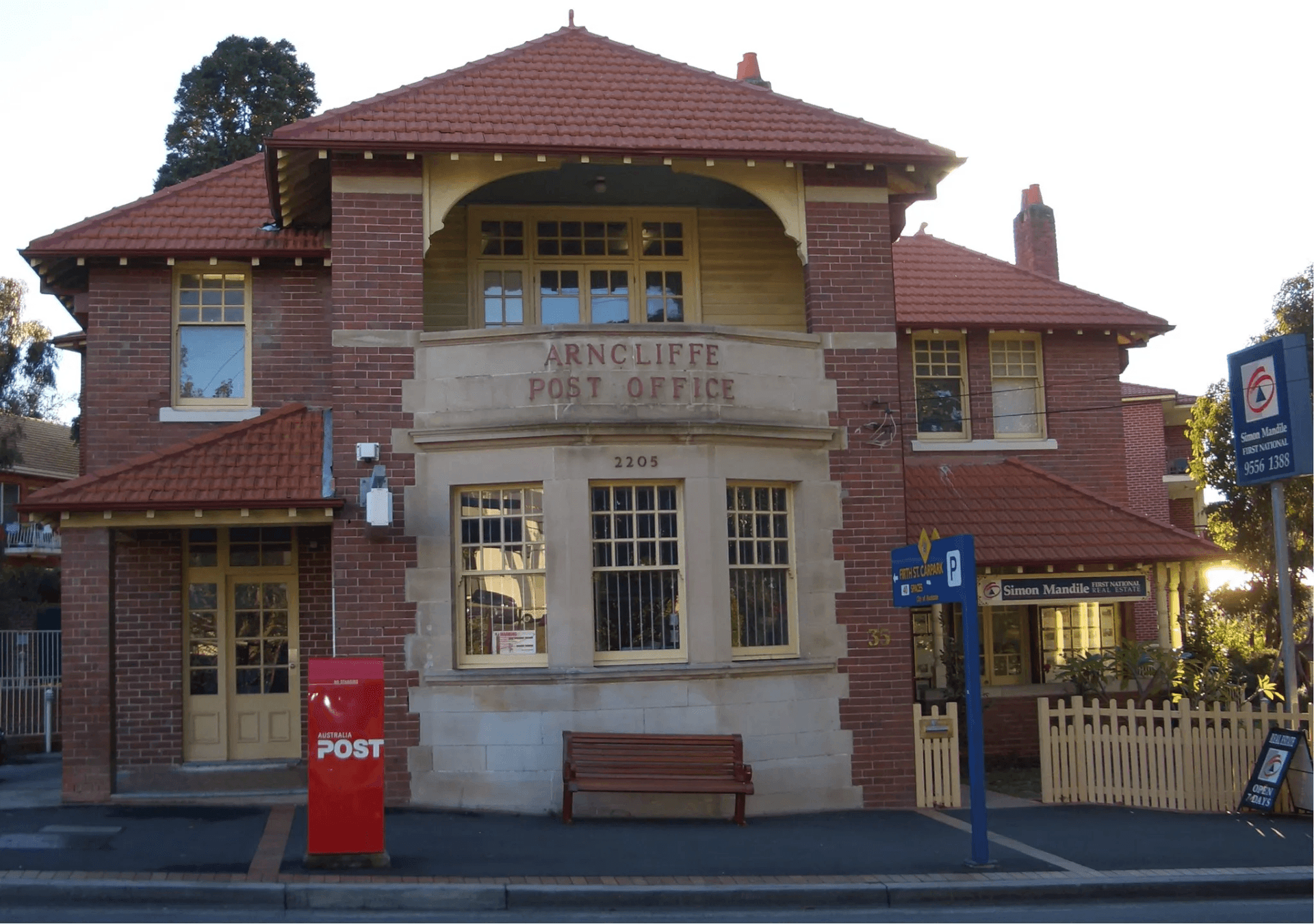 Historic Arncliffe Post Office building showcasing the suburb's heritage architecture