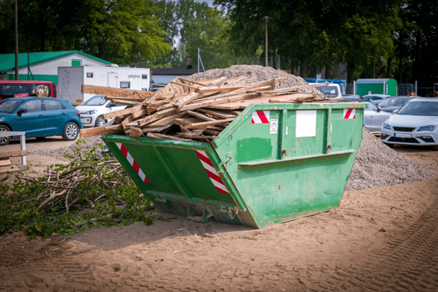 Skip bin for Concord residential projects