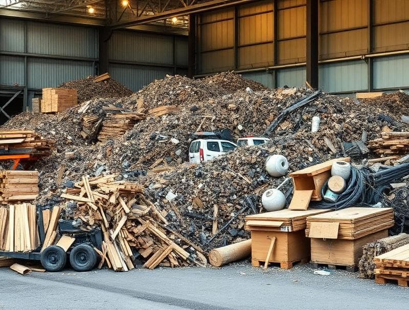 Recycling and waste sorting for sustainable disposal in Dean Park