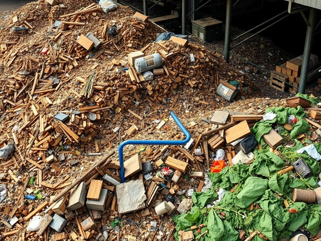 Recycling and waste sorting for sustainable disposal in Dharruk