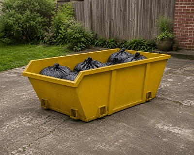 Unclear photo where waste classification cannot be confirmed