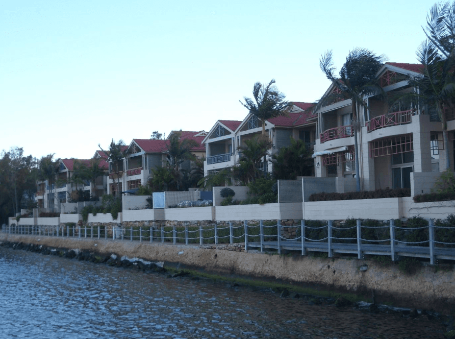 Mortlake waterfront residential area