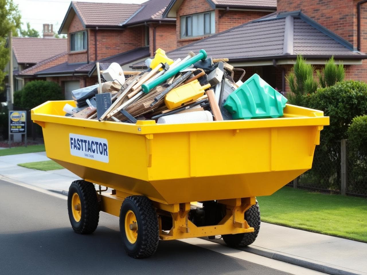 Safe skip bin placement in Oakhurst