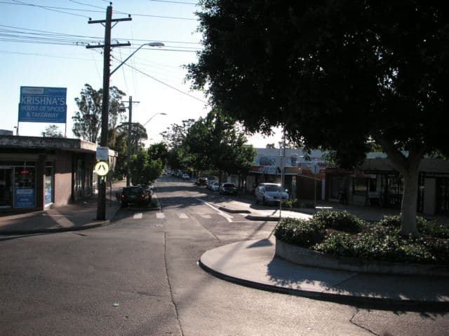 Local shops near Quakers Hill station in the Blacktown area